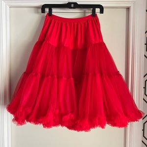 Tatyana Pinup Girl Red Crinoline